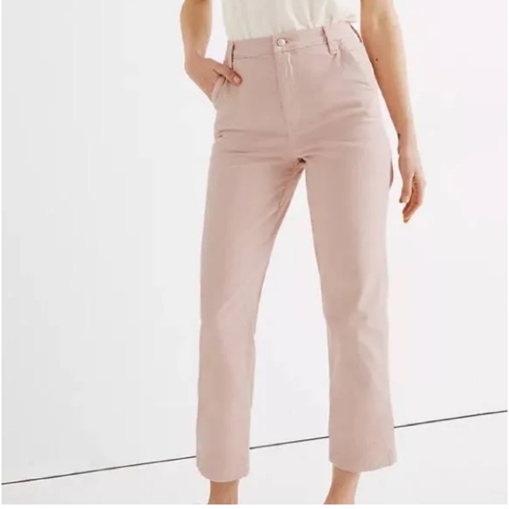 Madewell Classic Straight Leg Crop Jeans